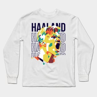 Erling Haaland Pop Art 2 Long Sleeve T-Shirt